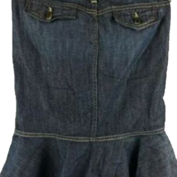 BNWT GUESS ruffle denim skirt (28) - Picture 8 of 9